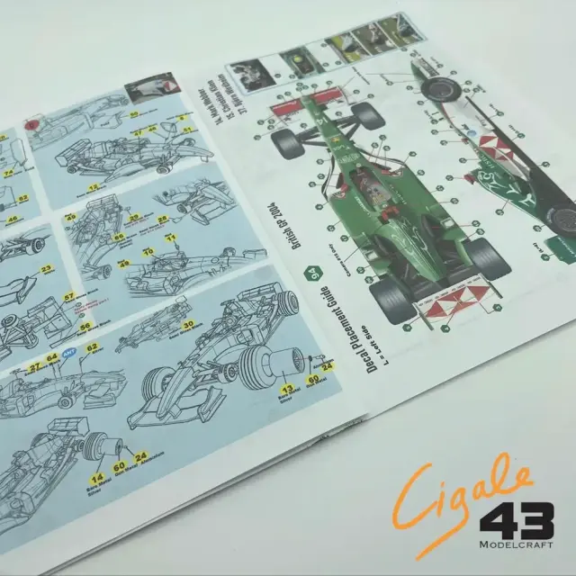 予約] Cigale43 1/43 メタルキット ジャガー R5 フォード