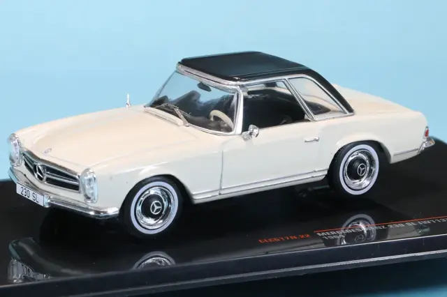 イクソ 1/43 メルセデスベンツ 230SL (W113) 1964 ハードトップ クリーム CLC617N