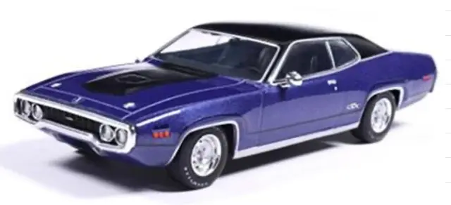 [予約] イクソ 1/43 プリムス GTX ランナー 1971 メタリックパープル　CLC622N