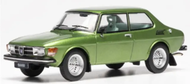 [予約] イクソ 1/43 サーブ 99 ターボ 1977 メタリックグリーン　CLC640N