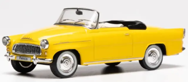 [予約] イクソ 1/43 シュコダ フェリシア コンバーチブル 1964 イエロー CLC647N