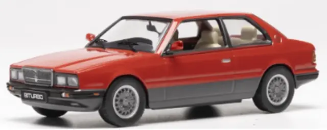 [予約] イクソ 1/43 マセラティ ビトゥルボ クーペ 1982 レッド　CLC659N