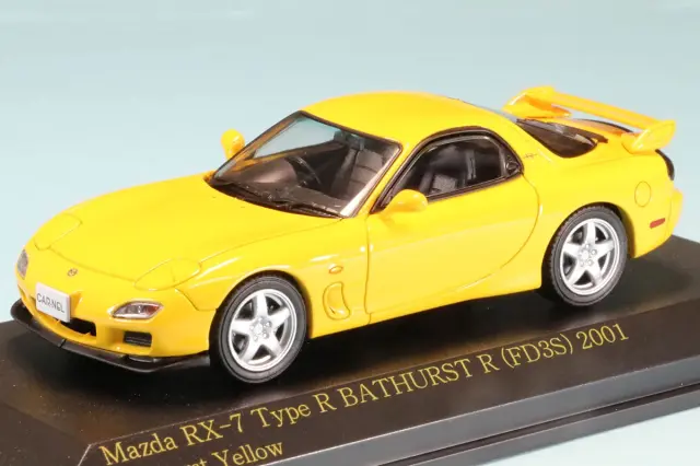 カーネル 1/43 マツダ RX-7 FD3S タイプR バサースト R 2001 サンバーストイエロー　CN430103
