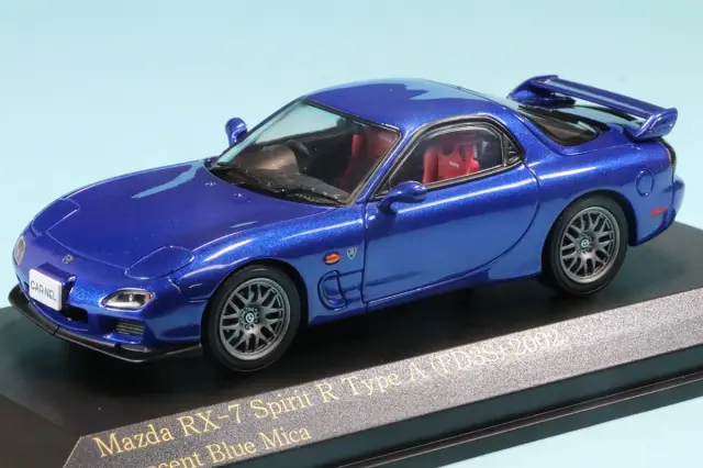 260429　カーネル 1/43 マツダ RX-7 スピリット R タイプ A (FD3S) 2002 イノセントブルーマイカ CN430206
