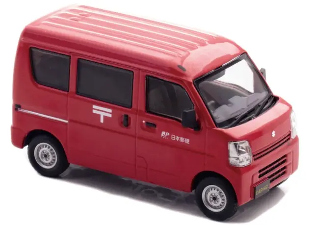予約] カーネル 1/43 スズキ エブリイ (DA17V) 2015 郵便集配車 限定