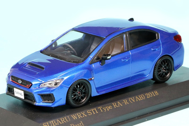 カーネル 1/43 スバル WRX STi タイプ RA-R VAB 2018 WRブルーパール　CN431807