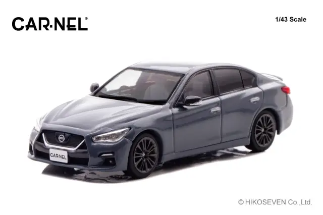[予約] カーネル 1/43 ニッサン スカイライン 400R "Carbon Exterior Package" (V37) 2020 Slate Grey 限定300個　CN432008