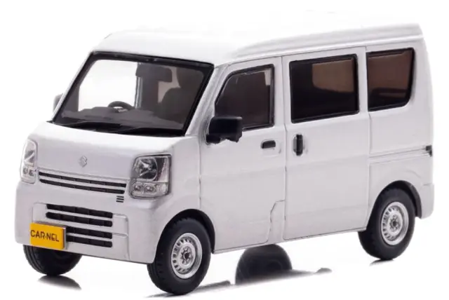 [予約] カーネル 1/43 スズキ エブリイ PA (DA17V) 2021 シルキーシルバーメタリックリミテッド　CN432102