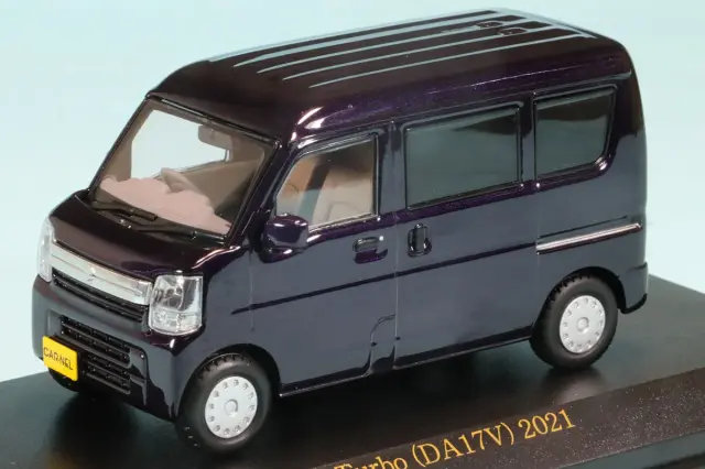 260429　カーネル 1/43 スズキ エブリイ ジョインターボ (DA17V) 2021 ムーンライトバイオレットパールメタリック 限定300個 CN432105