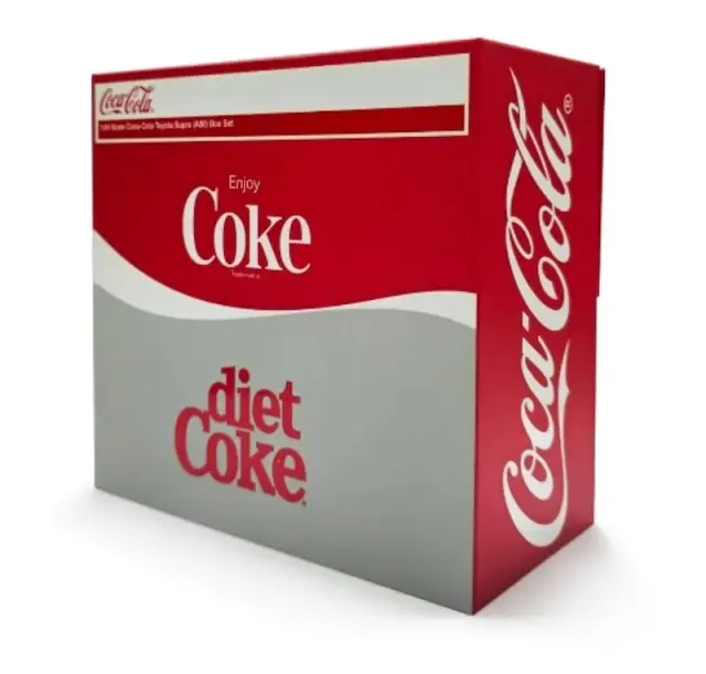 予約] イノモデル 1/64 トヨタ スープラ (A80) コカコーラ ボックス