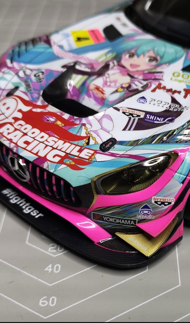 タミヤ Mercedes-AMG GT3 1/24スケール　クストスデカール付き タミヤ Mercedes-AMG GT3 1/24スケール クストスデカール付き