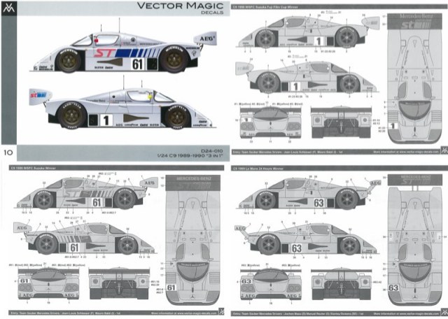 ザウバーメルセデスC9 1/18 1989鈴鹿NOREV
