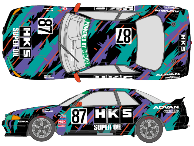 予約] シュンコーモデル 1/12 HKS ニッサン スカイライン GT-R R32