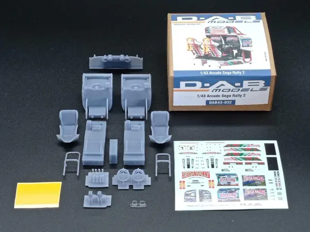 [予約] DAB Models 1/43 アミューズメント筐体 セガ・ラリー2 アーケードゲーム　DAB43-032