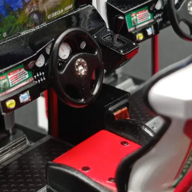 予約] DAB Models 1/43 アミューズメント筐体 セガ・ラリー2