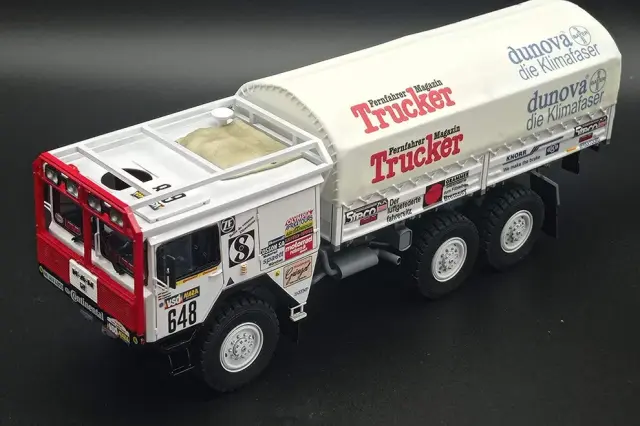 DAB Models 1/43 フルキット マン 8by8 トラック ドゥノヴァ ダカールチーム 1986 DAB43-042