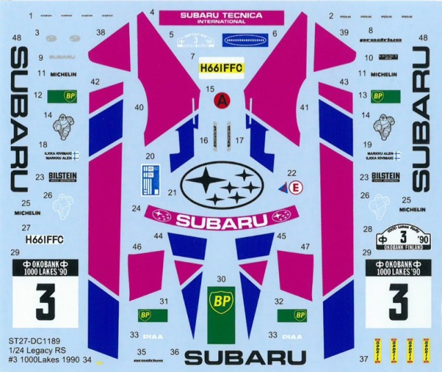 スバル レガシー RS [1989] 1/24ミニカー スバル レガシー RS [1989] 1/24ミニカー SUBARU Legacy RS
