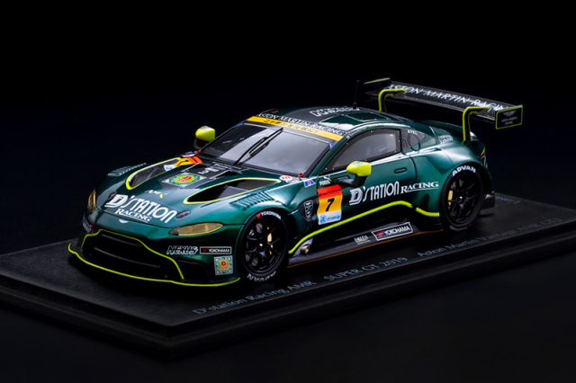 Dステーション レーシング チーム特注スパーク 1/43 アストンマーチン ヴァンテージ AMR GT3 スーパーGT 2019 GT300 No.7 限定200台　ROMU000