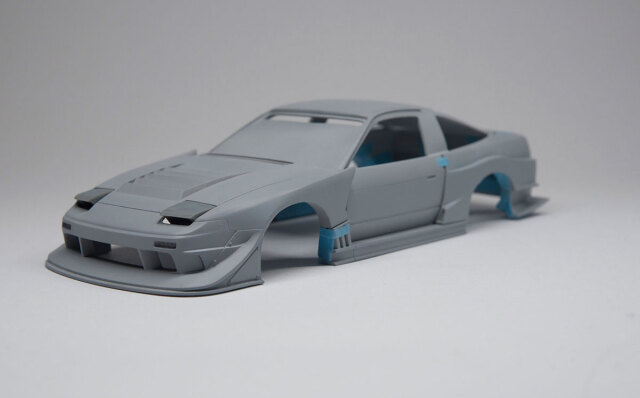 Fuguガレージ 1/24 トランスキット ニッサン 180SX GP スポーツ Gソニック ワイドボディ タミヤ対応　FUGU-KIT038