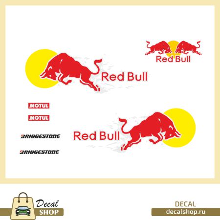 DecalShop 1/24 レッドブル レーシングロゴ デカール　DSD5-3