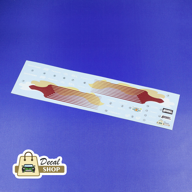 DecalShop 1/24 トヨタ スープラ ワイスピ2 スラップ ジャック ドレス