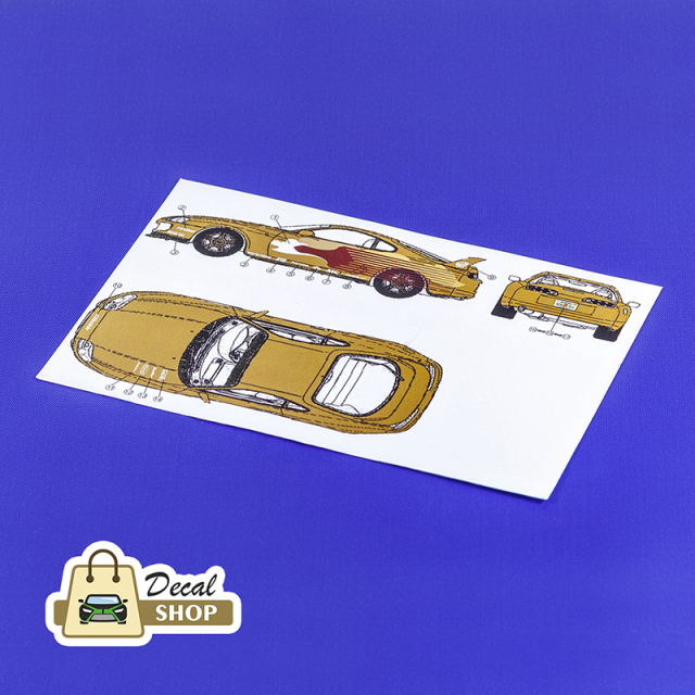 DecalShop 1/24 トヨタ スープラ ワイスピ2 スラップ ジャック ドレス