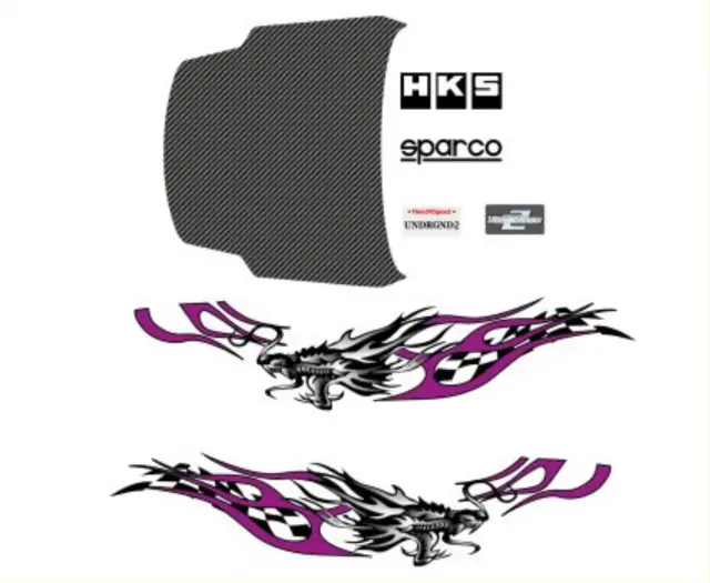 DecalShop 1/24 ニッサン フェアレディ Z 350Z ニード・フォー・スピードシリーズ フルデカール　DSD9-4