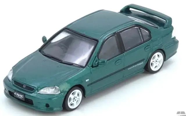 [予約] イノモデル 1/64 ホンダ シビック フェリオ Si (EK) グリーン　EKS-GREEN