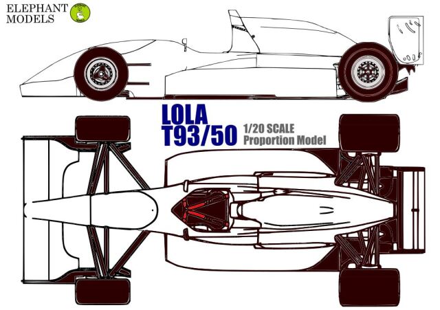 エレファントモデル 1/20 3Dプリントキット ローラ T93/50 無限