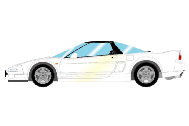 [予約] アイドロン 1/43 ホンダ NSX NA1 1990 ニュートロンホワイトパール　EM501E