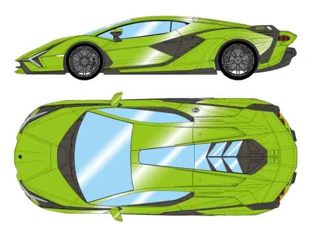 [予約] アイドロンコレクション 1/43 ランボルギーニ シアン FKP 37 2019 ヴェルデイサカ (限定50台)　EM533H