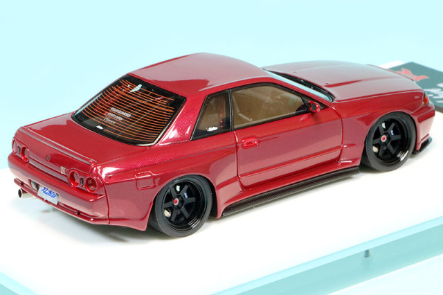 アイドロン 1/43 ガレージアクティブ カーボン GT-R (BNR32) RB30改 