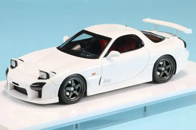 アイドロン 1/43 マツダ RX-7 (FD3S) マツダスピード GTコンセプト ヘッドランプオープン ピュアホワイト EM816C