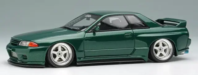 [予約] アイドロンコレクション 1/43 ガレージアクティブ ニッサン スカイライン GT-R ワイドボディ カーボン-R No.9　EM830