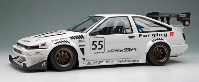 [予約] アイドロン 1/18 トヨタ CBY スプリンタートレノ GT-APEX (AE86) (3ドア) (限定200台)　EML142