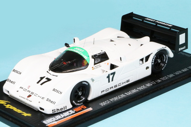 特注スパーク 1/43 JOEST ポルシェ 962C ルマン 1993 テストカー No.17　END000