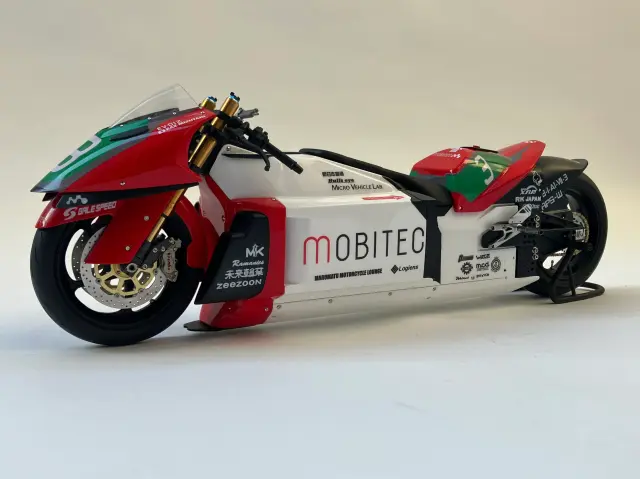 DETTe 1/12 3Dプリントキット モビテック EV-01Z EVバイク ボンネビル 世界最速記録 329.0km/h　DeK-1201