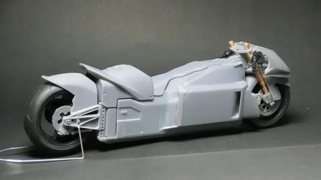 DETTe 1/12 3Dプリントキット モビテック EV-01Z EVバイク