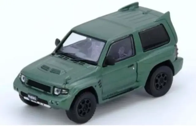 [予約] イノモデル 1/64 ミツビシ パジェロ Evo. サテングリーン　EVOP-SGRE