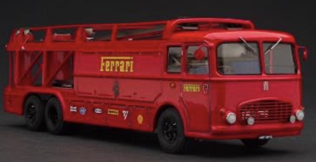 [予約] エグゾト 1/43 フィアット バルトレッティ フェラーリ トランスポーター 映画 ルマン S.マックイーン　EXO00033