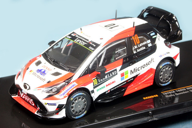 Ram648 10 イクソ 1 43 トヨタ ヤリス Wrc スウェーデンラリー 17 Winner J M Latvala M Anttila No 10 デカール加工品 Ram648 10 ミニカーショップ ロム