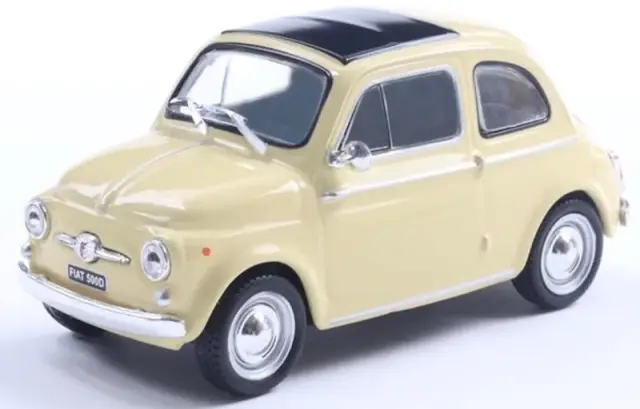 予約] ファースト43 1/43 フィアット 500D 1962 ライトイエロー