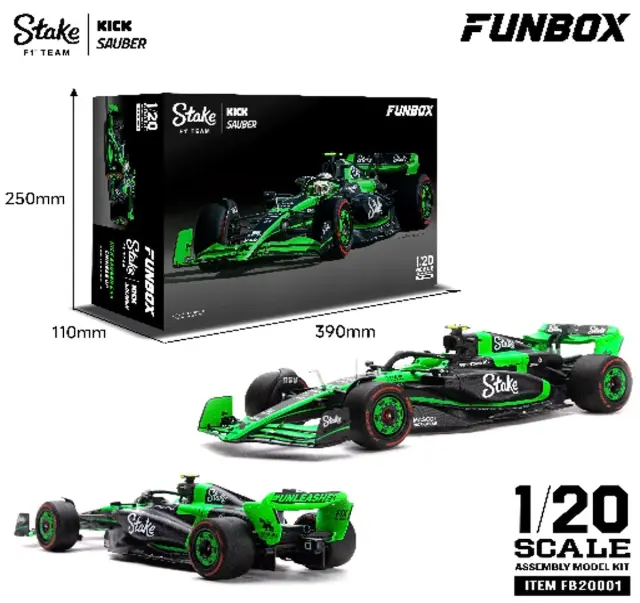 [予約] ファンボックス 1/12 プラモデル ザウバー C44 中国GP 2024 V.ボッタス 周冠宇　FB20001FK