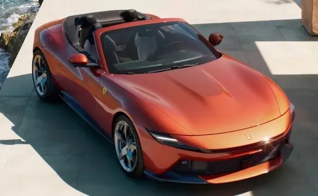 [予約] MRコレクション 1/18 フェラーリ アマルフィ スパイダー サンセットレッド　FE051A