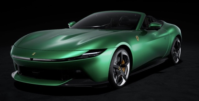 [予約] ルックスマート 1/43 フェラーリ アマルフィ スパイダー ニュルグリーン　LS573E