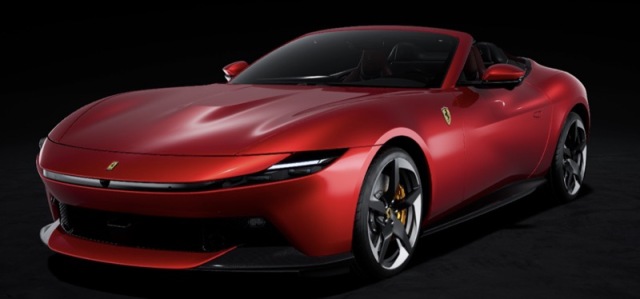 [予約] ルックスマート 1/43 フェラーリ アマルフィ スパイダー マグマレッド　LS573F