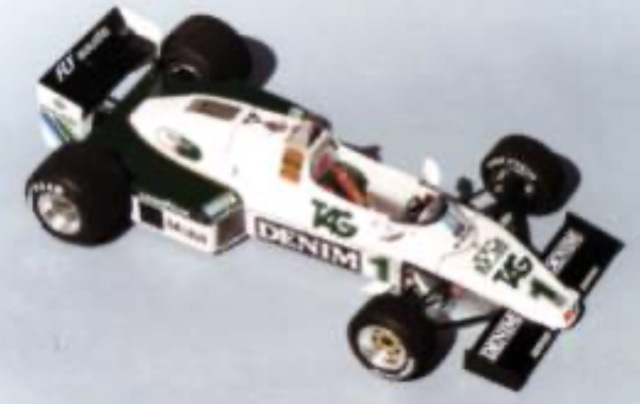 ウルフモデル/ネコモデル 1/20 レジンキット ウィリアムズ FW08C ドニントン プライベートテスト 　FK2019