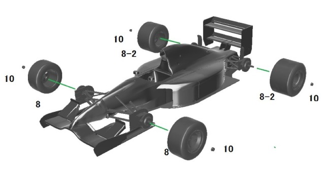 エレファントモデル 1/43 3Dプリントキット フォンドメタル GR2 1992