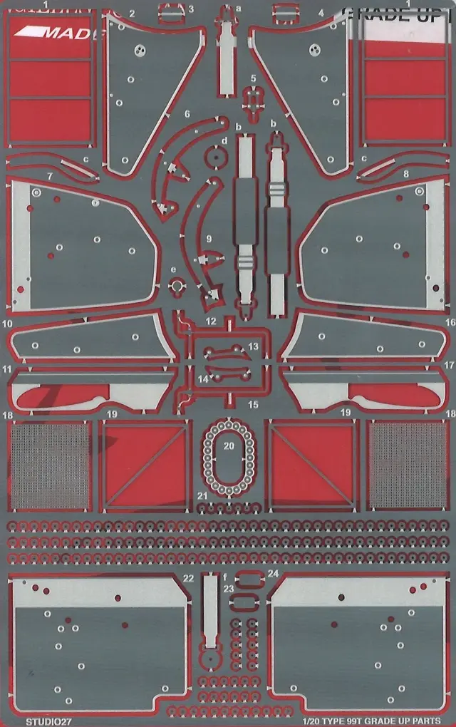 ニュースクラッチ 1/20 3Dプリントキット メルセデス AMG W16 カナダGP