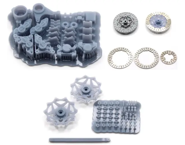 [予約] ファルコンスケールモデル 1/12 3Dプリントパーツ 1/12 1/12 ヤマハ FZR 750R OW01 ブレーキ ディティールアップパーツセット タミヤ対応　FSM-P012